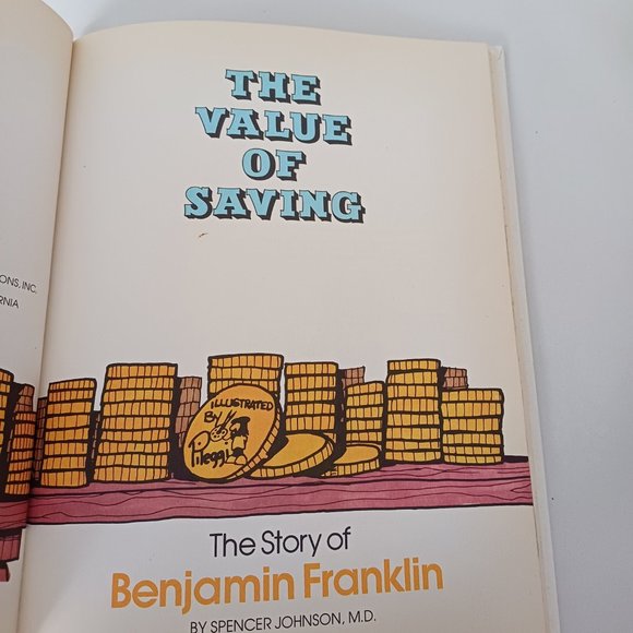 The Value Of Saving. The Story Of Benjamin Franklin Vintage Book - Picture 5 of 10